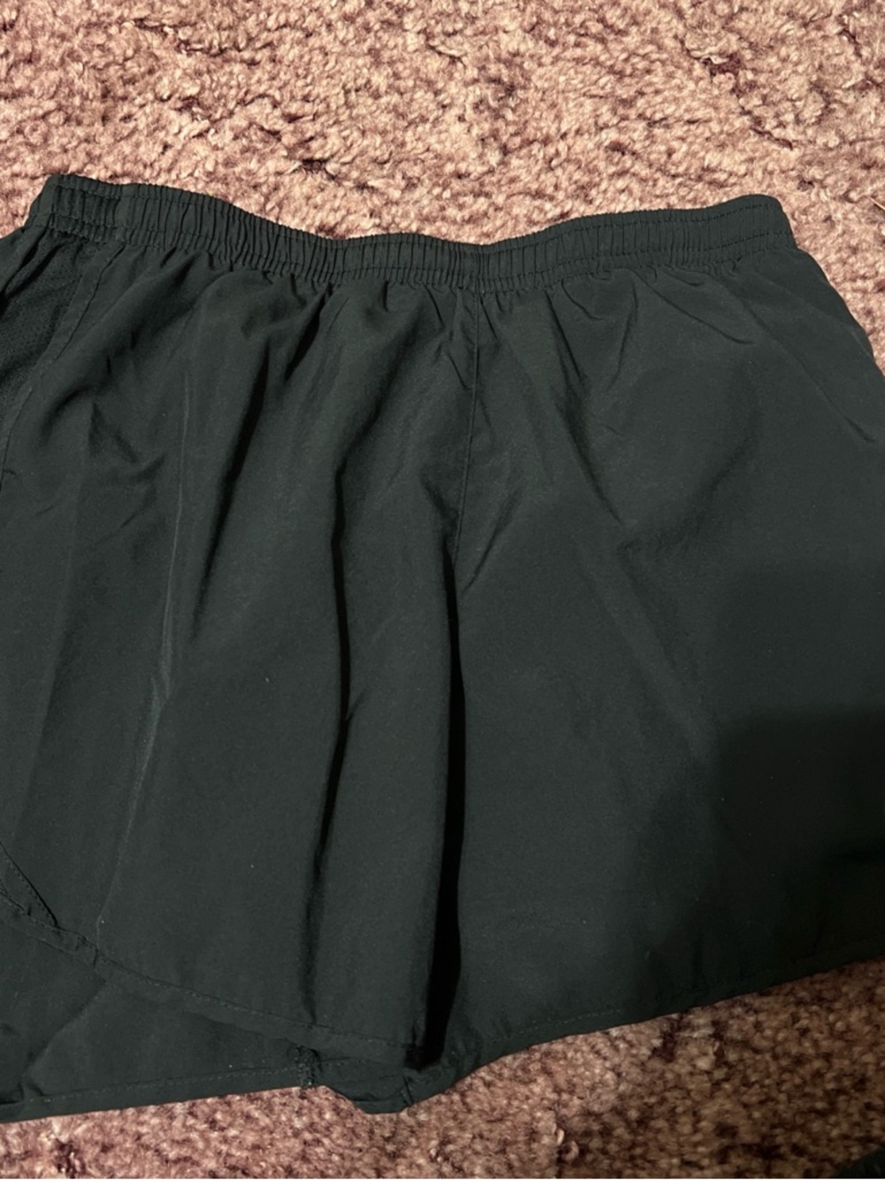 Nike Women's Black Athletic Shorts with Elastic Waist